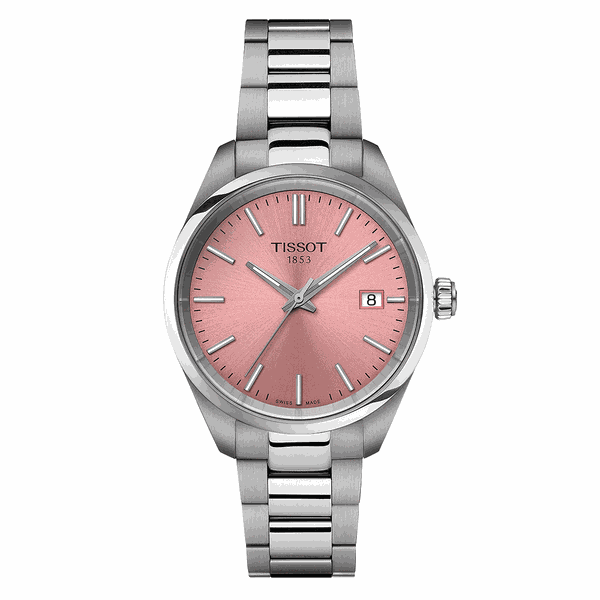 Tissot PR 100 rózsaszín számlapos quartz női karóra T1502101133100