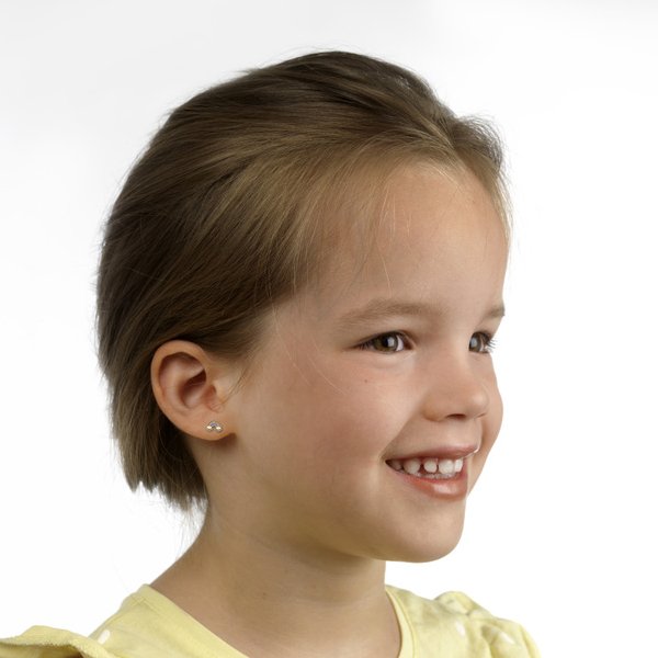 Lisa Szivárvány arany gyerek fülbevaló JTAG-0695