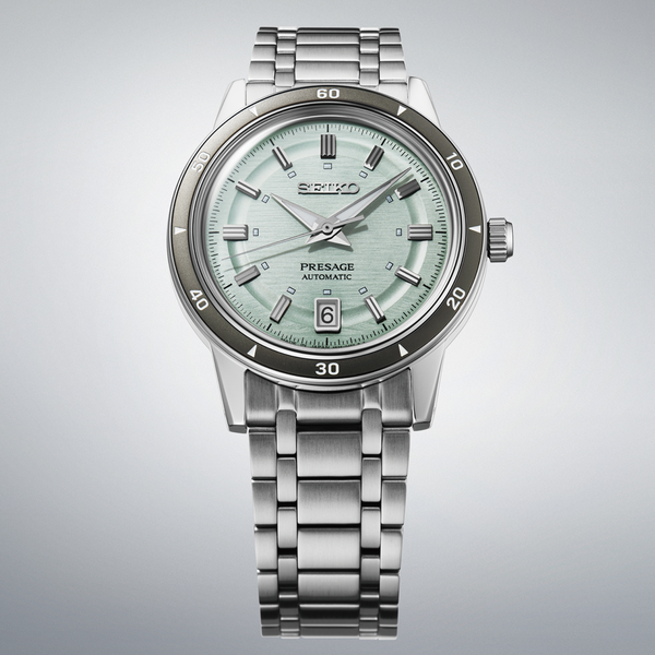 Seiko Presage Style 60's in Ice Green férfi karóra SRPL71J1