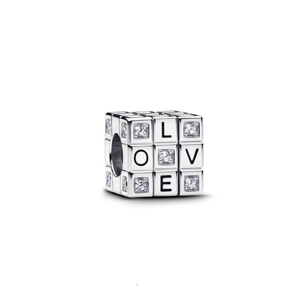 Pandora ékszer Forgatható játékkocka ezüst charm 793672C01