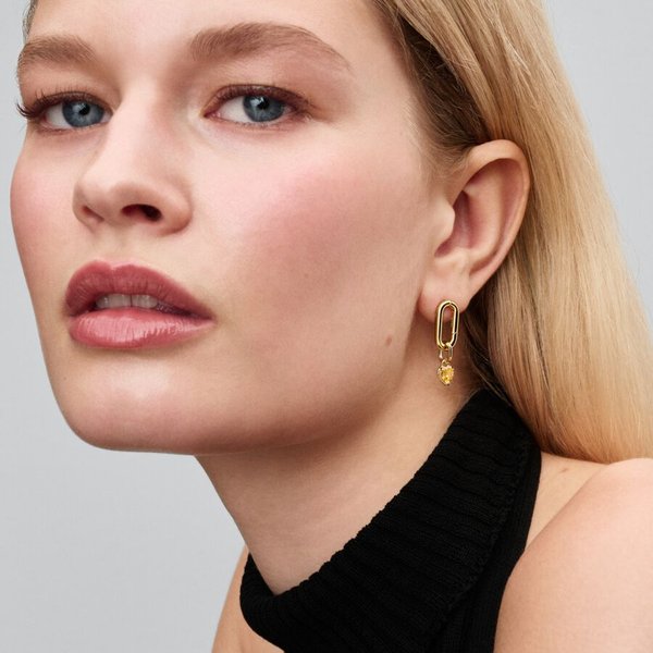 Pandora ékszer ME mini szív függő shine charm sárga cirkóniával 763862C01
