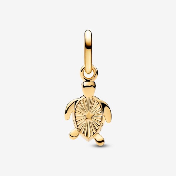 Pandora ékszer ME zöld teknős mini shine függő charm 763823C01