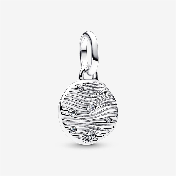 Pandora ékszer ME hullámos függő ezüst charm 793860C01 Pandora ékszer ME hullámos függő ezüst charm 793860C01