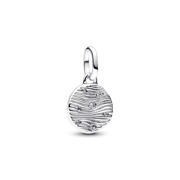 Pandora ékszer ME hullámos függő ezüst charm 793860C01