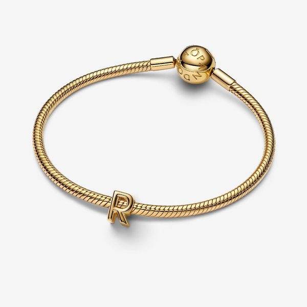 Pandora ékszer R betű shine charm 763964C00