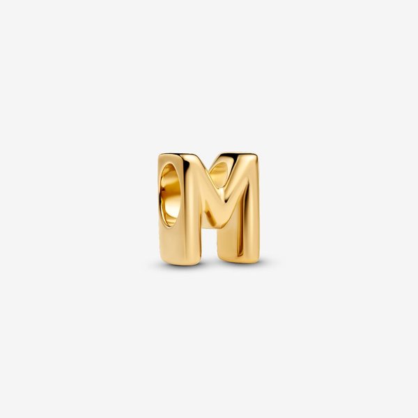 Pandora ékszer M betű shine charm 763959C00
