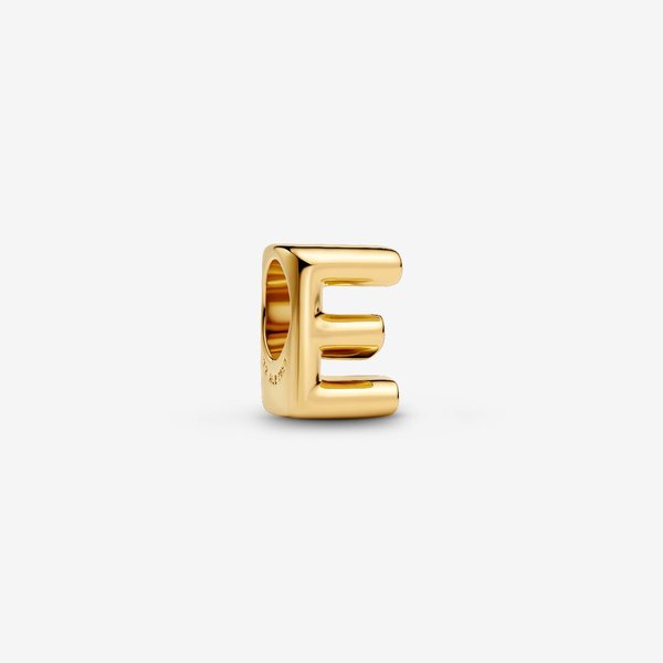 Pandora ékszer E betű shine charm 763951C00