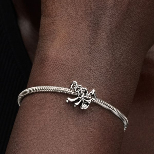 Pandora ékszer Disney Goofey áttört ezüst charm 793912C00