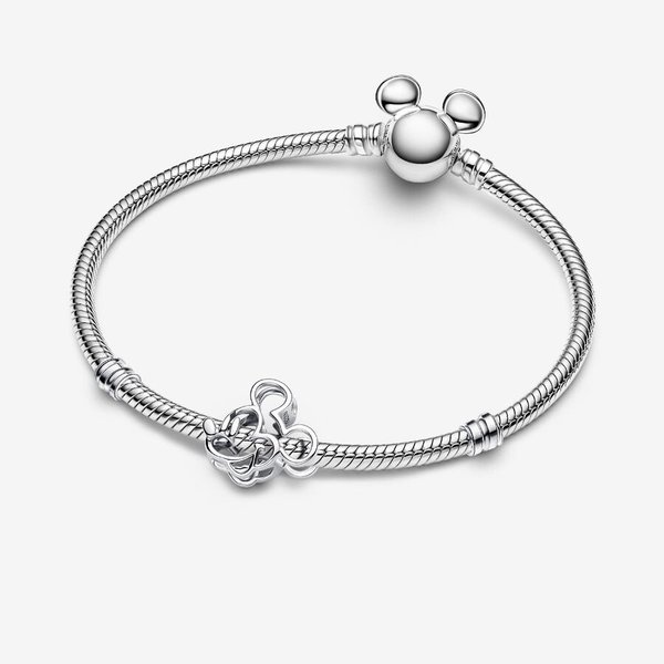 Pandora ékszer Disney Mickey egér áttört ezüst charm 793907C00