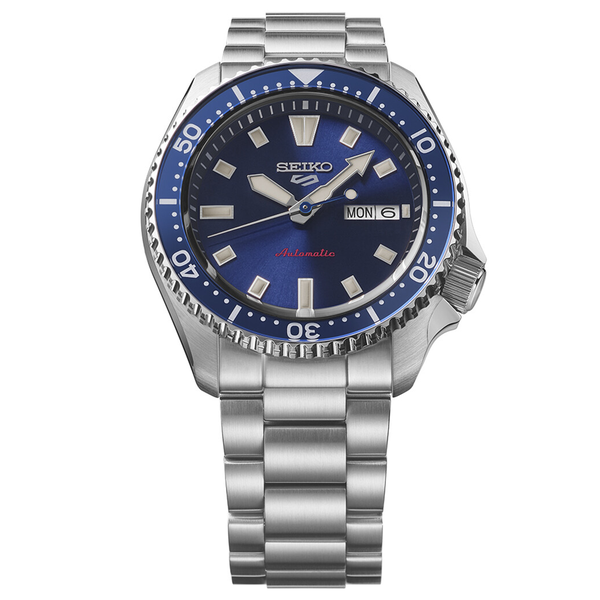 Seiko 5 Sports SKX Redux in Koniro Blue kék férfi karóra SRPL83K1