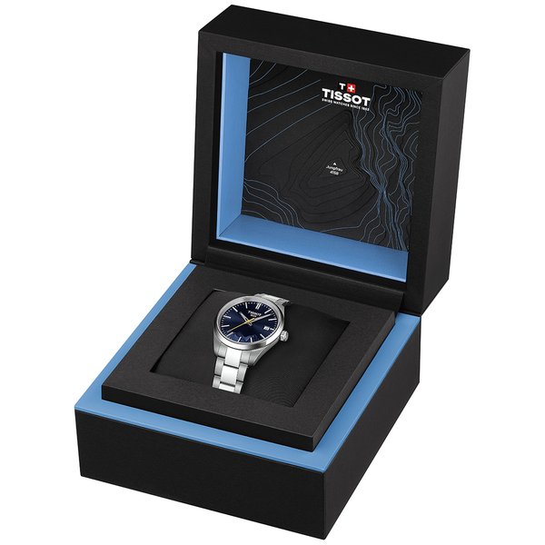 Tissot PR 100 Jungfraubahn quartz kék női karóra T1502101104101
