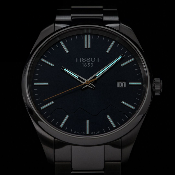 Tissot PR 100 Jungfraubahn quartz kék férfi karóra T1504101104102