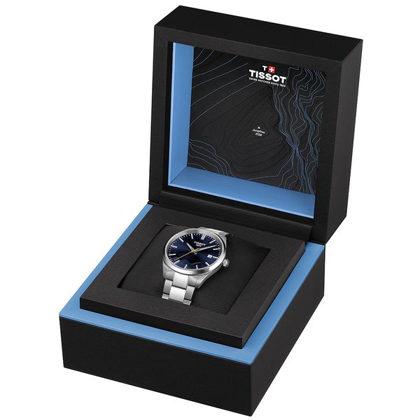 Tissot PR 100 Jungfraubahn quartz kék férfi karóra T1504101104102