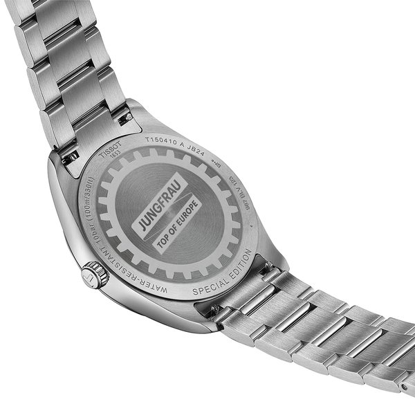 Tissot PR 100 Jungfraubahn quartz ezüst férfi karóra T1504101103100