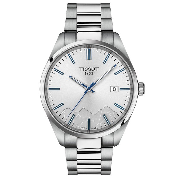 Tissot PR 100 Jungfraubahn quartz ezüst férfi karóra T1504101103100