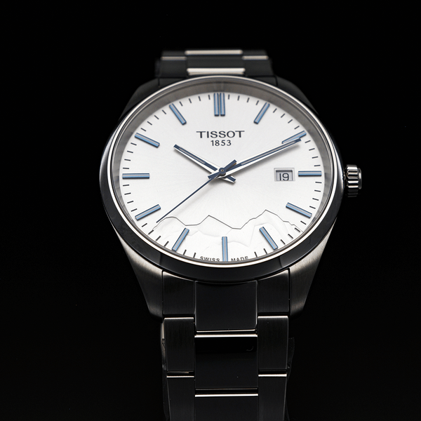 Tissot PR 100 Jungfraubahn quartz ezüst férfi karóra T1504101103100
