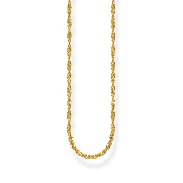 Thomas Sabo Aranyozott ezüst szingapúri nyaklánc KE2284-413-39-L45v