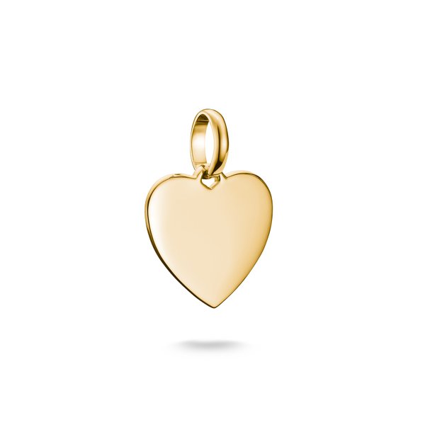 Thomas Sabo  Gravírozható szív aranyozott ezüst connect charm CC1272-413-39