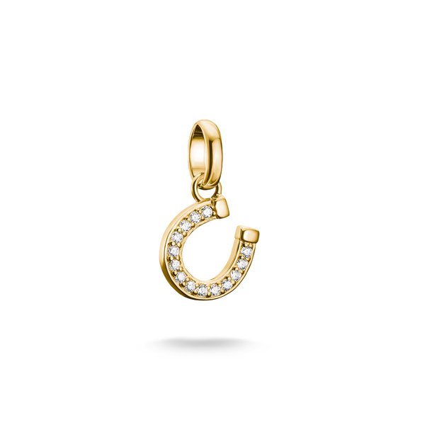Thomas Sabo Aranyozott ezüst patkó connect charm CC1280-414-14