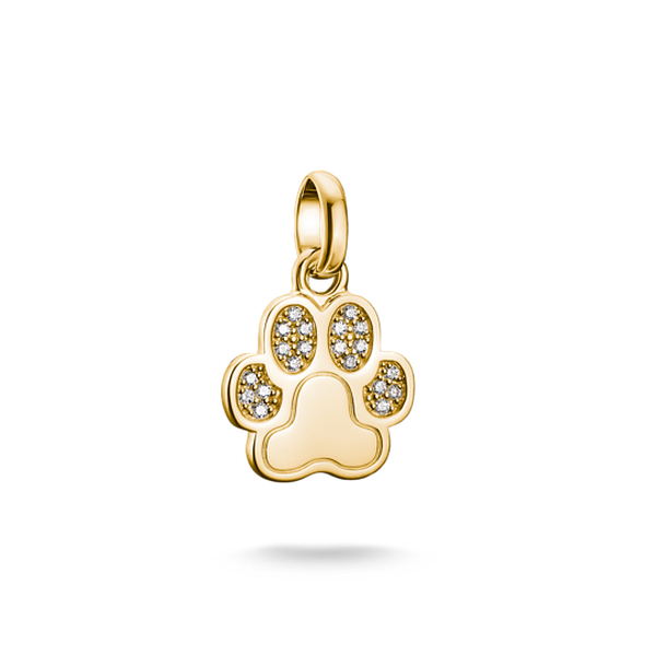 Thomas Sabo Tappancs aranyozott ezüst connect charm CC1259-414-14