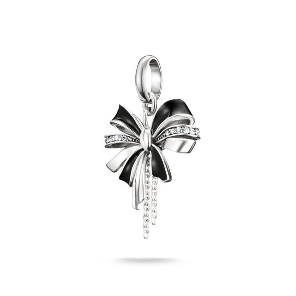 Thomas Sabo Masni fekete ezüst connect charm CC1288-691-11