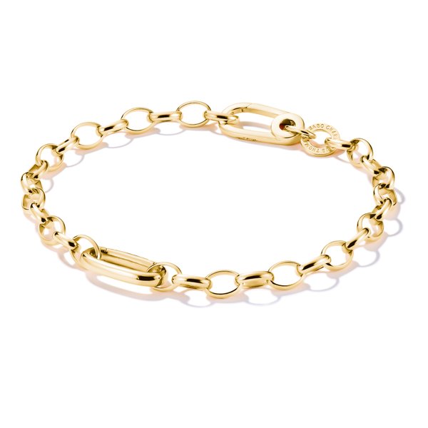 Thomas Sabo Aranyozott ezüst karkötő nyitható szemmel 