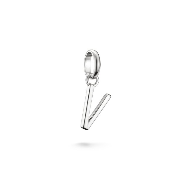 Thomas Sabo V betű ezüst connect charm CC1228-001-21