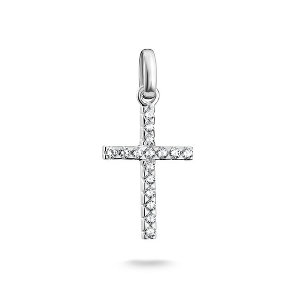 Thomas Sabo Cirkónia köves kereszt ezüst connect charm CC1203-051-14