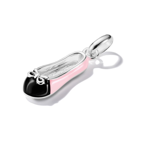 Thomas Sabo Rózsaszín balett cipő ezüst connect charm CC1245-007-9