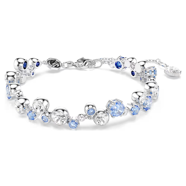 Swarovski Constella ezüst színű karkötő kék kristállyal 5722479