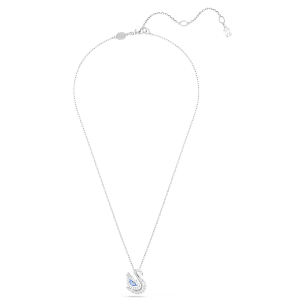 Swarovski Ezüst színű nyaklánc kék hattyú medállal 5723389