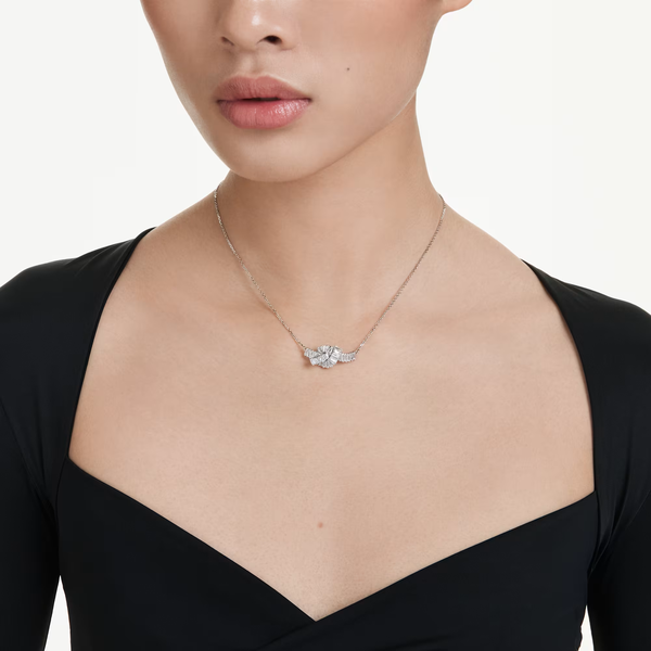 Swarovski Matrix ezüst színű nyaklánc csomó dísszel 5728553
