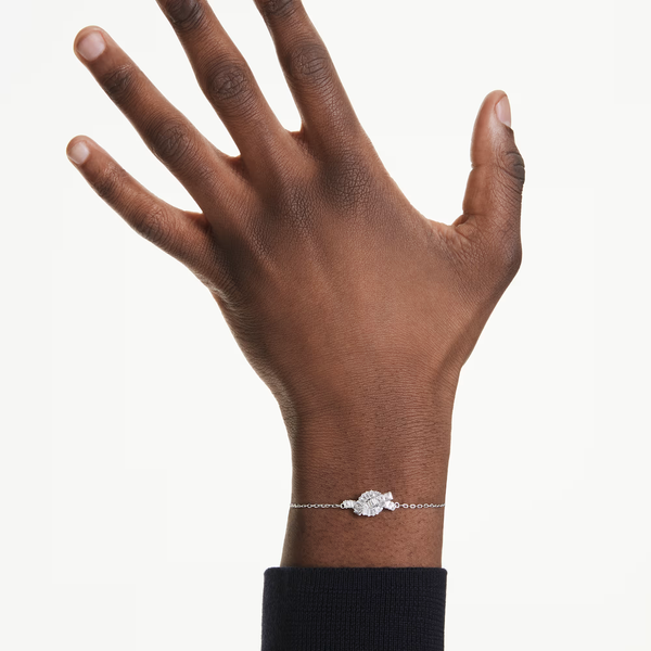 Swarovski Ezüst színű állítható karkötő csomó dísszel 5731101