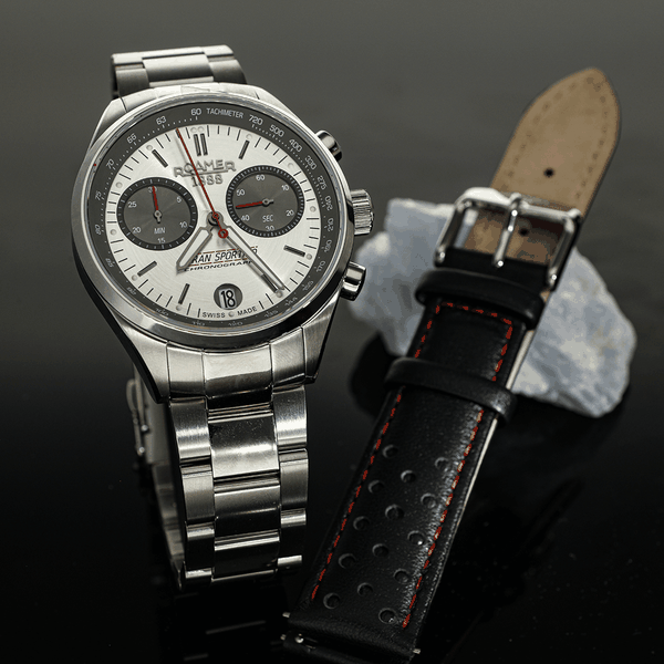Roamer Gran Sportivo fekete és szürke számlapos férfi chronograph karóra 978818418521