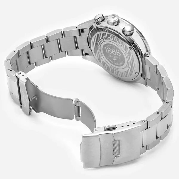 Roamer Gran Sportivo fekete és szürke számlapos férfi chronograph karóra 978818418521