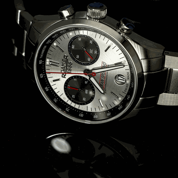 Roamer Gran Sportivo fekete és kék számlapos férfi chronograph karóra 978818414521