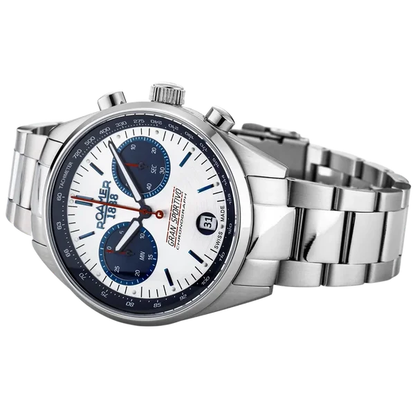 Roamer Gran Sportivo fekete és kék számlapos férfi chronograph karóra 978818414521