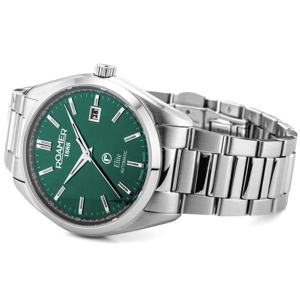 Roamer Elite zöld számlapos automata férfi óra 970983417520