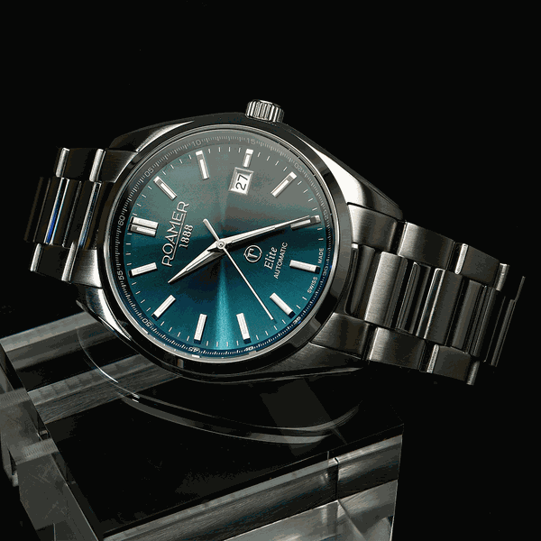 Roamer Elite zöld számlapos automata férfi óra 970983417520