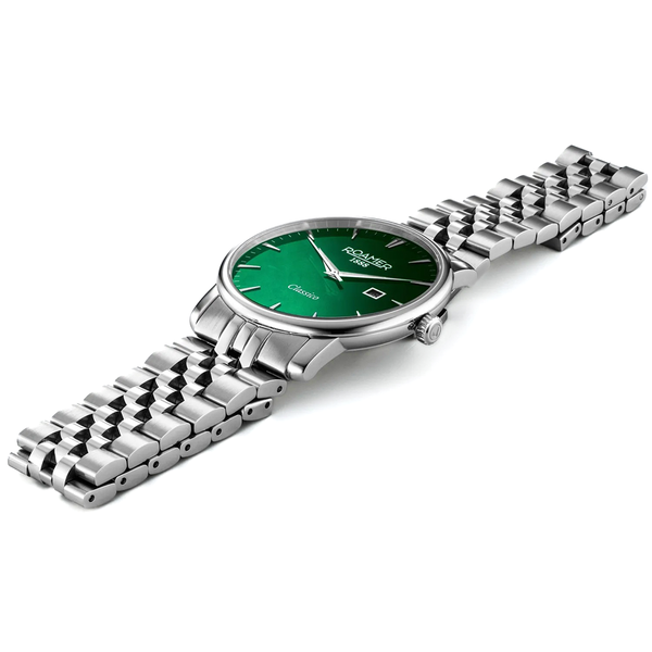 Roamer Classico zöld számlapos férfi óra 971856417550