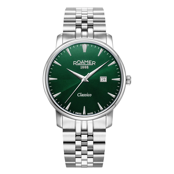 Roamer Classico zöld számlapos férfi óra 971856417550