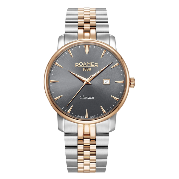Roamer Classico barna számlapos bicolor férfi óra 971856495550
