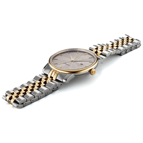Roamer Classico arany számlapos bicolor férfi óra 971856485550