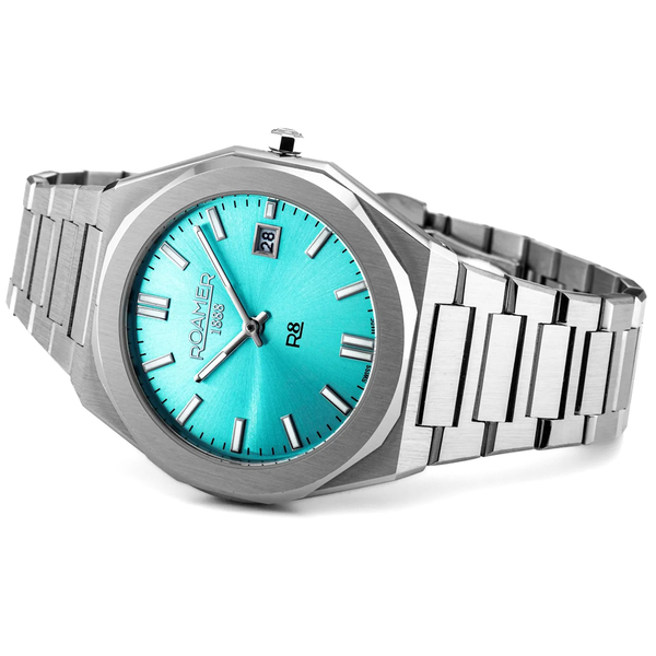 Roamer R8 világoskék számlapos férfi óra 972980410520