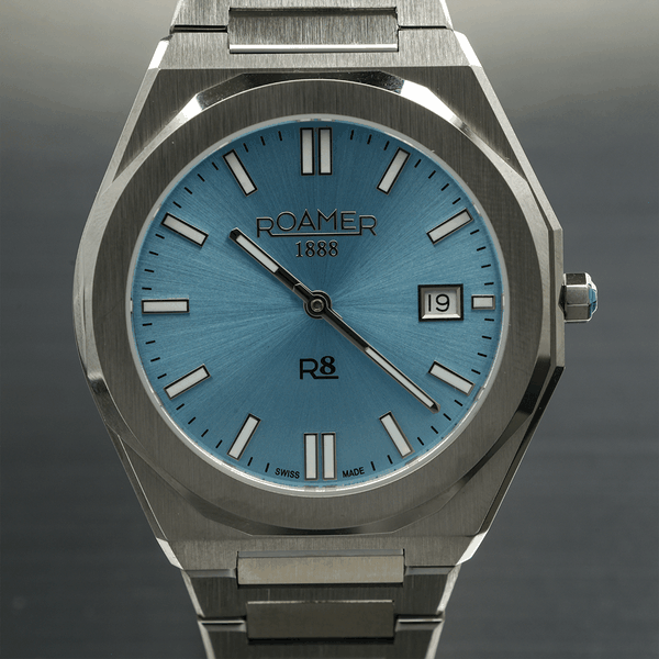 Roamer R8 világoskék számlapos férfi óra 972980410520