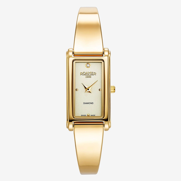 Roamer  Elegance Diamond arany számlapos arany szíjas női karóra 866845483520