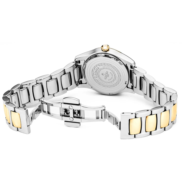 Roamer Eleganza fehér gyöngyház számlapos bicolor női óra 974847472020