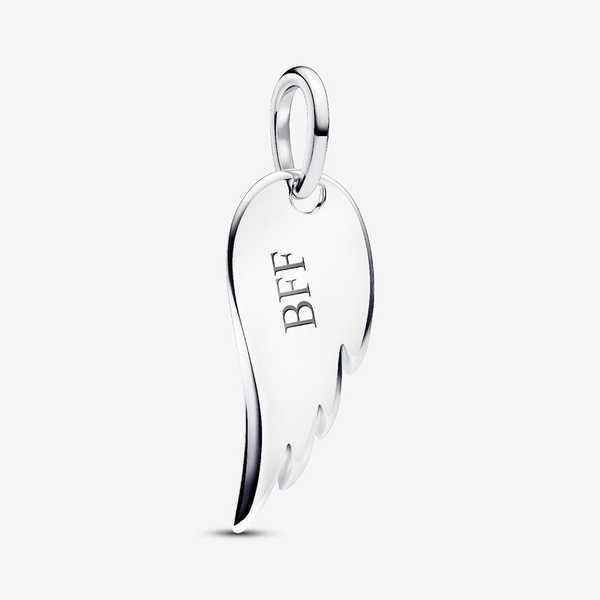 Pandora ékszer Gravírozható angyalszárny ezüst medál 394014C00
