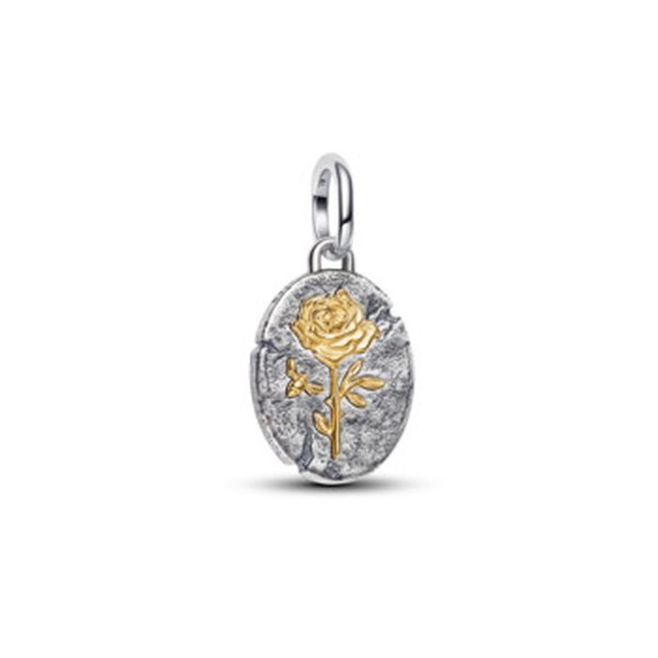 Pandora ékszer ME rózsa bicolor függő charm 764087C00