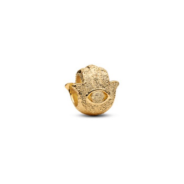 Pandora ékszer Texturált Hamza keze shine mini charm 764042C00